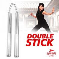 Gambar Yongcai Double Stick Besi Speeds - Stik Besi Stainless Steel 31cm dengan 9 Cincin Rantai Double Stick Ideal untuk Training dan Latihan Segala Usia dari GoBuyNow. undefined 5 Tokopedia