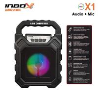 Gambar SPEAKER INBOX X1 KARAOKE PORTABLE BLUETOOTH WIRELESS + MIC MURAH LED dari ajcomputerpku undefined 2 Tokopedia