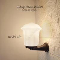 Gambar Lampu dinding taman minimalis outdoor waterproof susu acrylic - Model Monas, Body susu dari lighting shop indonesia undefined 3 Tokopedia