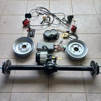 Gambar Fullset Kit Mesin Elektrik Gardan Motor Listrik Brushless BLDC 750W - 800W tanpa velg dari Indomotor EV undefined 4 Tokopedia
