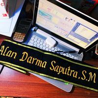 Gambar [1HARI JADI] Selempang Wisuda Bludru 1 Layer - Hitam dari milca store undefined 2 Tokopedia