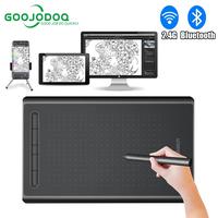 Gambar 12 inch 8 inch Bluetooth dan 2.4G Drawing Tablet For Digital Art - Biru, 10 inch dari Goojodoq Professionals undefined 1 Tokopedia