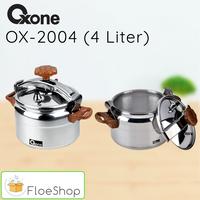 Gambar Panci Presto Oxone 4 Liter BONUS KARET / Allupressure Cooker OX 2004 dari Floeshop undefined 2 Tokopedia