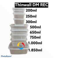 Gambar THINWALL DM PERSEGI PANJANG 650ML REC/KOTAK MAKAN 1 DUS 500 SET dari Owenplast undefined 3 Tokopedia