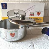 Gambar panci susu bima /panci saus bima prima inox 16 cm(1,5L)/ 18cm(2L) - 16cm B2007116 dari best home kitchen undefined 1 Tokopedia