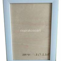 Gambar Bingkai/Pigura/Figura/Frame size 10RS - Putih Polos dari rioprakosoart undefined 2 Tokopedia