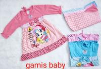Gambar Baju Gamis Anak Bayi Perempuan Newborn Aqeqah Putih Set Jilbab Salur dari kamiliakids undefined 4 Tokopedia