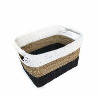 Gambar Keranjang kotak anyaman seagrass besar / keranjang laundry serbaguna - L dari Hunies shoop undefined 1 Tokopedia