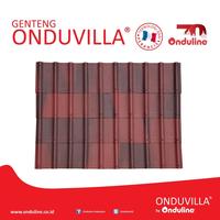 Gambar ATAP / GENTENG ONDUVILLA TILE SHADED RED PE6A52M15900 106x40cm dari SupermarketRomaBangunan undefined 4 Tokopedia
