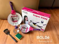 Gambar Panci Bolde Panci Set BOLDe Super Pan Granite Set 5 Pcs Panci Ungu Set dari Home Electro undefined 3 Tokopedia