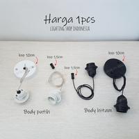 Gambar Fiting lampu gantung + kabel sling stainless untuk gantung berat dari lighting shop indonesia undefined 1 Tokopedia