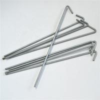 Gambar Pasak Tenda Camping Besi Galvenis Kuat Anti Karat 3 mm Isi 10 pcs - Tali 15 M dari SYMU OUTDOOR_NEW undefined 3 Tokopedia