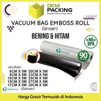 Gambar Vacuum Makanan EMBOSS ROLL 9x500cm Plastik Vakum BINTIK BENING - Hitam dari dkm packing undefined 4 Tokopedia