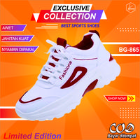 Gambar Sepatu Remaja Sneaker Casual Wanita Terbaru F01 BG-865 - Pink, 39 dari Kautsar16 undefined 1 Tokopedia