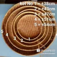 Gambar tampah bambu no.1 diameter ±38cm dari ar rahman perabot undefined 4 Tokopedia
