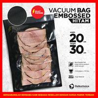 Gambar PLASTIK VACUM VACUUM VAKUM SEALER EMBOSS HITAM DELKOCHOICE SATUAN - 23 X 30 CM dari kilat packing undefined 5 Tokopedia