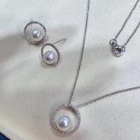 Gambar perhiasan set emas putih asli kadar 22 karat 91,60% mutiara laut dari Ouri Mutiara Lombok undefined 1 Tokopedia