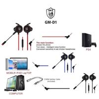 Gambar MENO Pro Earphone Gaming HP MIC PUBG FF FPS Headphone Headset android - Hitam dari originalnew undefined 5 Tokopedia