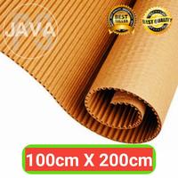 Gambar Kardus Packing Karton Single Face Meteran Lembaran Uk. 100cm X 200cm dari Java Packing Solution undefined 1 Tokopedia