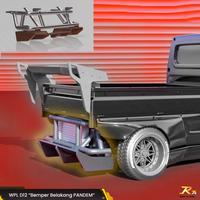 Gambar WPL D12 Bemper Belakang PANDEM Body Kit Set - RC Drift Car 3D Print - Putih dari Sukabalap Mini4wd undefined 1 Tokopedia