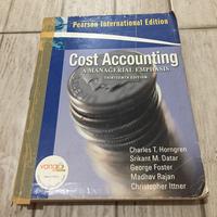 Gambar cost accounting a managerial emphasis Charles T Horngren dari Momcinta undefined 1 Tokopedia