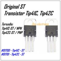 Gambar TIP41C TIP42C Original ST 100V 6A Power Transistor TIP 41C TIP 42C ORI - TIP41C - ST dari One electronic undefined 1 Tokopedia
