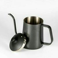 Gambar Gooseneck Kettle Teflon Black Teko Leher Angsa Hitam - Silver 250ml tanpa tutup dari ZRayh Store undefined 3 Tokopedia
