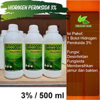 Gambar Fungisida Kontak Tanaman Pembersih Noda Hidrogen Peroksida Food Grade H2O 3% 500 ml Pembersih Kuman dan Bakteri dari berkahtani10 undefined 1 Tokopedia