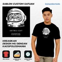 Gambar Sablon Custom Satuan Bebas Desain Kaos KPM Apparel Soft Premium 30S - XS, 10*10 dari Kaos Polos Mania undefined 1 Tokopedia