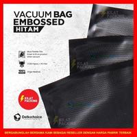Gambar PLASTIK VACUM VACUUM VAKUM SEALER MAKANAN EMBOSS HITAM 15x25 SATUAN dari kilat packing undefined 5 Tokopedia
