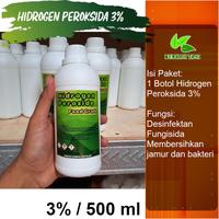 Gambar Fungisida Kontak Tanaman Pembersih Noda Hidrogen Peroksida Food Grade H2O 3% 500 ml Pembersih Kuman dan Bakteri dari berkahtani10 undefined 2 Tokopedia