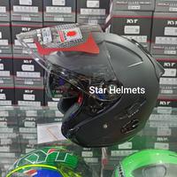 Gambar Helm KYT Galaxy Flat R Solid Black Matt Double Visor - M dari Star Helmets undefined 4 Tokopedia