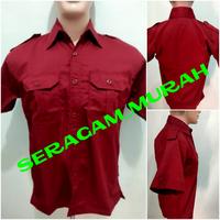 Gambar SERAGAM BAJU KEMEJA PENDEK TRANS TV HITAM KREM NEVY HITAM PDH PDL - Marun, M dari seragammurah undefined 3 Tokopedia
