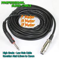 Gambar Kabel Microphone / Kabel Audio LB - 5 Meter (Hitam) - 10 Meter dari Sahabat Audio E undefined 1 Tokopedia