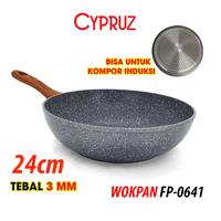 Gambar Cypruz Pan Mable 5 set Panci Wajan Penggorengan Induksi dari Jawa Electrik undefined 5 Tokopedia