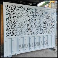 Gambar PINTU GERBANG DORONG LASER CUTTING dari Bengkel Las Karya Jaya undefined 3 Tokopedia