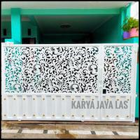 Gambar PINTU GERBANG DORONG LASER CUTTING dari Bengkel Las Karya Jaya undefined 1 Tokopedia