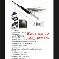 Gambar Lampu Jalan Solar Cell LED COB 100w PJU Tenaga Surya 100Watt EPISTAR dari Kurnia Jaya GM undefined 2 Tokopedia