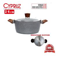Gambar Cypruz Set Pan Induksi 4pcs Marble Fp0643 Fp0641 Fp0630 Panci Pi0736 dari Jawa Electrik undefined 4 Tokopedia
