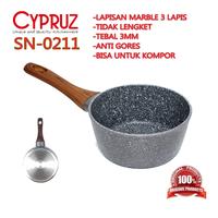 Gambar Pan set Marble Cypruz Cyprus 4 Pcs Panci Wajan Pengorengan Induksi dari Jawa Electrik undefined 5 Tokopedia