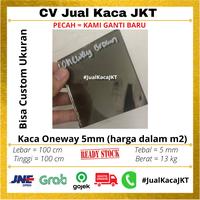 Gambar Kaca oneway reflektif / kaca one way / oneway glass 5 mm Jakarta - Silver dari CV Jual Kaca JKT undefined 1 Tokopedia