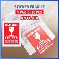 Gambar STICKER FRAGILE / STICKER FRAGILE MURAH ANTI AIR - FRP-3, 4X6CM dari PRINTOGO undefined 1 Tokopedia