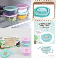 Gambar Penyimpanan MPASI Bayi/ Wadah Mpasi Bayi / Baby Food Containers 4's dari joelandjanice undefined 1 Tokopedia