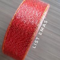 Gambar Pita Glitter List Emas & Silver 1" (2,5 cm) - List Perak, Hitam Metalik dari Seven Etc Craft_NEW undefined 2 Tokopedia