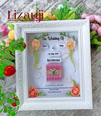 Gambar HANTARAN BINGKAI 3D - Putih dari Lizauji undefined 3 Tokopedia