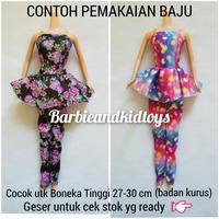 Gambar Baju Boneka Barbi JUMPSUIT Plus Rumbai Satuan -Baju Balet Berbi Mainan dari BNK TOYS undefined 4 Tokopedia