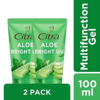 Gambar Citra Fresh Glow Multifunction Gel Aloe Bright UV - 100ml Twin Pack dari Unilever Mall Official undefined 1 Tokopedia