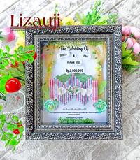Gambar HANTARAN BINGKAI 3D - Putih dari Lizauji undefined 5 Tokopedia
