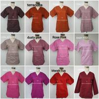 Gambar GRACIA SCRUBSUITS - baju jaga malam/oka/ok/scrub/APD list garis tipis - XL, baju lgn pendek dari Gracia Scrubsuits Malang undefined 5 Tokopedia