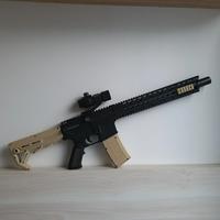 Gambar AR 15 dcobra airsoft custom dan pemberat dari Real Steel Work RSW undefined 2 Tokopedia
